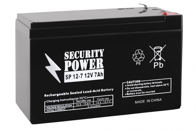 Аккумуляторная-батарея-Security-Power-SP-12-7-F1-12V7Ah