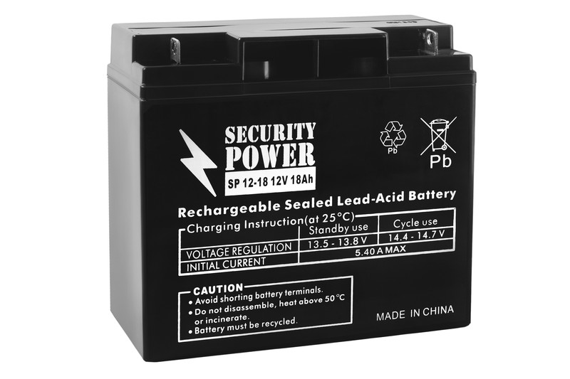 Аккумуляторная-батарея-Security-Power-SP-12-18-12V18Ah
